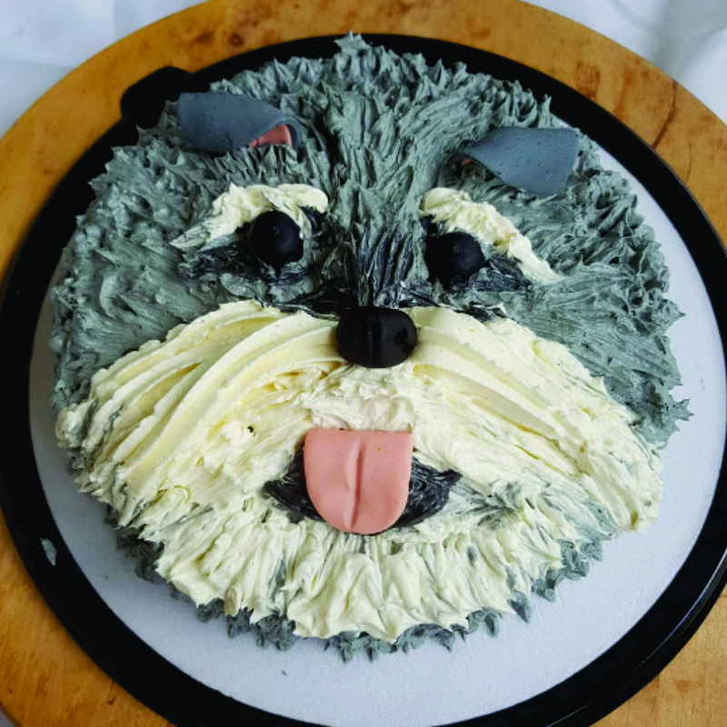 Torta temática de mascotas personalizada en Cali - Repostería creativa